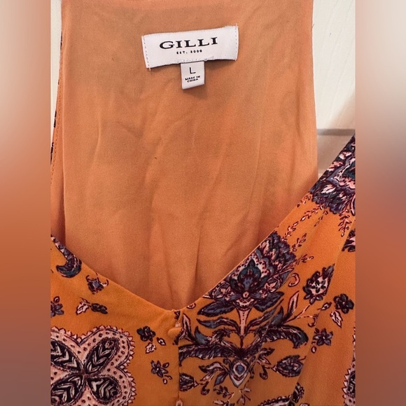 Women’s New Gilli Orange Maxi Dress, size Large - Picture 5 of 5